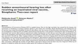 Sudden sensorineural hearing loss after receiving an inactivated viral vaccine, Sinopharm: Two-case report